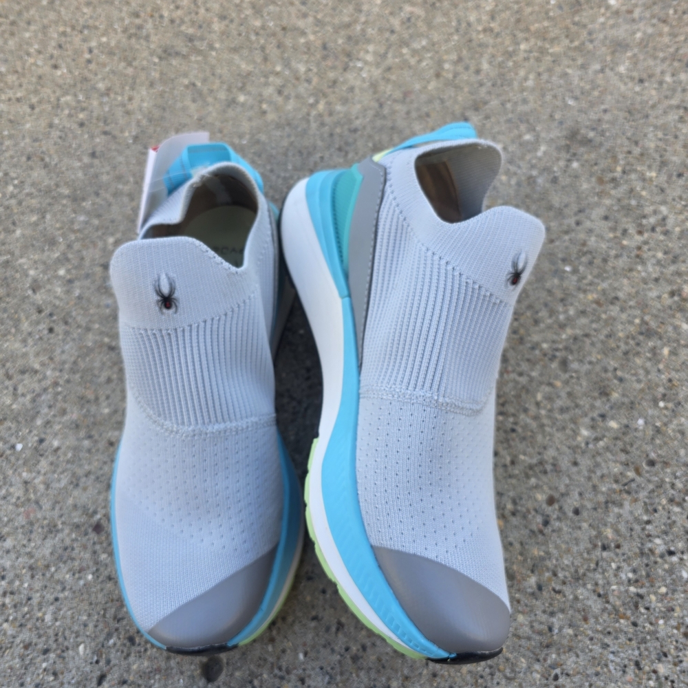 SPYDER Women's Gray and Blue Slip-On Sneakers Size 7.5 - Picture 7 of 11